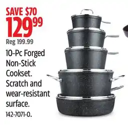 Canadian Tire Heritage The Rock 10-Pc Forged Non-Stick Cookset offer