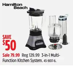 Canadian Tire Hamilton Beach 3-in-1 Multi- Function Kitchen System offer