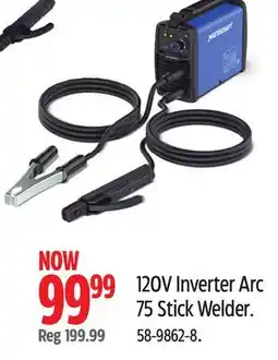 Canadian Tire Mastercraft 120V Inverter Arc 75 Stick Welder offer
