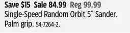 Canadian Tire Single-Speed Random Orbit 5˝ Sander offer