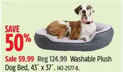 Canadian Tire Petco Washable Plush Dog Bed offer