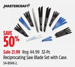 Canadian Tire Reciprocating Saw Blade Set with Case offer