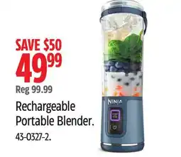 Canadian Tire Ninja Rechargeable Portable Blender offer