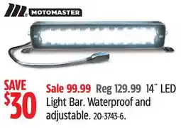 Canadian Tire MotoMaster 14˝ LED Light Bar offer