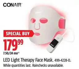 Canadian Tire Conair LED Light Therapy Face Mask offer