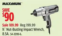 Canadian Tire MAXIMUM 1⁄2˝ Nut-Busting Impact Wrench offer