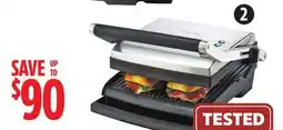 Canadian Tire Breville Adjustable Grilling Height Panini Maker offer