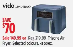 Canadian Tire VIDA BY PADERNO Trizone Air Fryer offer