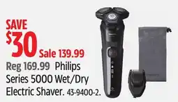 Canadian Tire Philips Series 5000 Wet offer