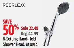 Canadian Tire 6-Setting Hand-Held Shower Head offer