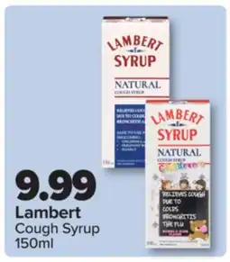 PharmaChoice Lambert Cough Syrup offer