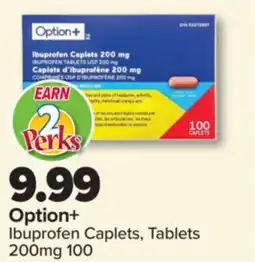 PharmaChoice Option+ Ibuprofen Caplets Tablets offer