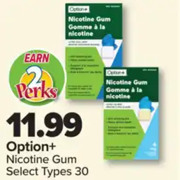 PharmaChoice Option+ Nicotine Gum offer