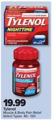 PharmaChoice Tylenol Muscle & Body Pain Relief offer
