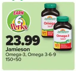 PharmaChoice Jamieson Omega-3, Omega 3-6-9 offer