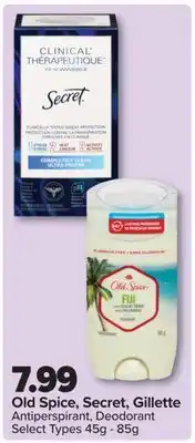 PharmaChoice Old Spice, Secret, Gillette Antiperspirant, Deodorant offer