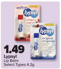 PharmaChoice Lypsyl Lip Balm offer