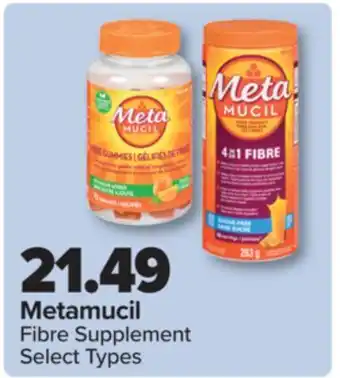PharmaChoice Metamucil Fibre Supplement offer