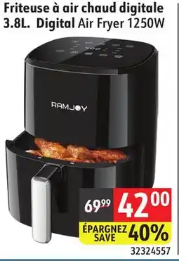 Sushi Shop 3.8L. Digital Air Fryer 1250W offer