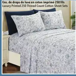 Sushi Shop Luxury Printed 250 Thread Count Cotton Sheet Sets offer