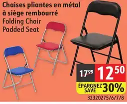 Sushi Shop Folding Chair Padded Seat offer