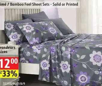 Sushi Shop Bamboo Feel Sheet Sets - Solid or Printed offer