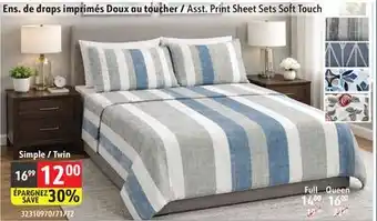 Sushi Shop Asst. Print Sheet Sets Soft Touch offer
