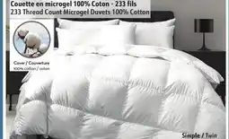 Sushi Shop 233 Thread Count Microgel Duvets 100% Cotton offer