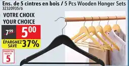 Sushi Shop 5 Pcs Wooden Hanger Sets offer