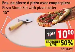 Sushi Shop Pizza Stone Set with pizza cutter 15 offer