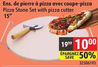 Sushi Shop Pizza Stone Set with pizza cutter 15 offer