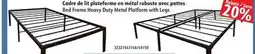 Sushi Shop Bed Frame Heavy Duty Metal Platform with Legs offer