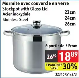 Sushi Shop Stockpot with Glass Lid offer