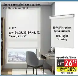 Sushi Shop Cordless Solar Blind offer