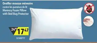 Sushi Shop Memory Foam Pillow with Bed Bug Protector offer