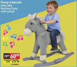 Sushi Shop Rocking Pony with sound offer