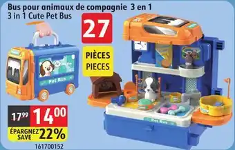 Sushi Shop 3 in 1 Cute Pet Bus offer