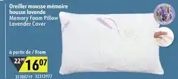 Sushi Shop Memory Foam Pillow Lavender Cover offer