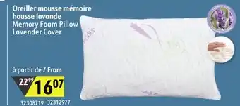Sushi Shop Memory Foam Pillow Lavender Cover offer