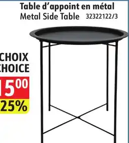 Sushi Shop Metal Side Table offer
