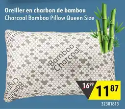 Sushi Shop Charcoal Bamboo Pillow Queen Size offer