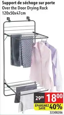 Sushi Shop Over the Door Drying Rack 120x50x47cm offer