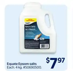 Walmart Equate Epsom salts offer