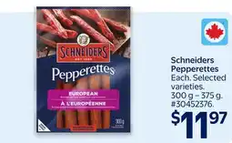Walmart Schneiders Pepperettes offer