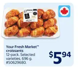 Walmart Your Fresh Market croissants offer