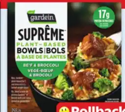 Walmart Gardein plant-based bowls offer