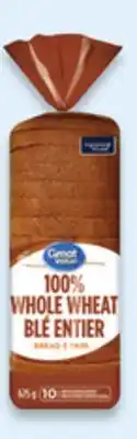 Walmart Great Value sliced bread offer
