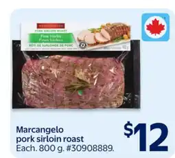 Walmart Marcangelo pork sirloin roast offer