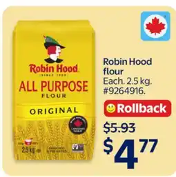 Walmart Robin Hood flour offer