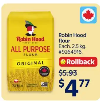 Walmart Robin Hood flour offer